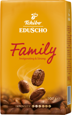 Cafea macinata si vidata 500g, Tchibo Family Eduscho