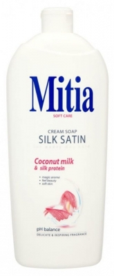 Sapun lichid rezerva Silk Satin 1000 ml Mitia