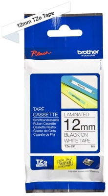 Banda de etichete P-touch TZe 12 mm x 8 m Brother