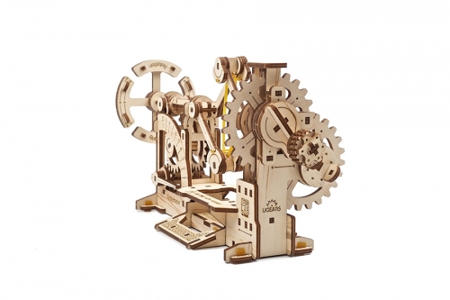 Puzzle 3D, lemn, mecanic Tahometru, 133 piese, Ugears