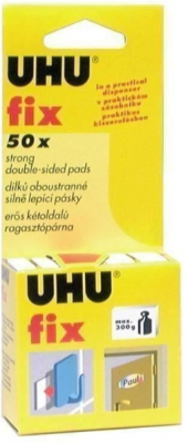 Banda dublu adeziva Uhu Fix 50 bucati/set