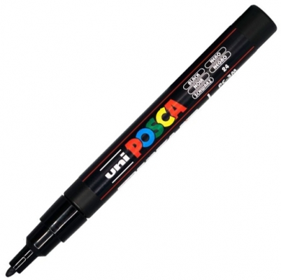 Marker cu vopsea PC-3M Posca 0.9 - 1.3 mm Uni-Ball