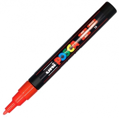 Marker cu vopsea PC-3M Posca 0.9 - 1.3 mm Uni-Ball