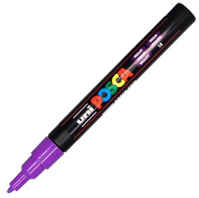 Marker cu vopsea PC-3M Posca 0.9 - 1.3 mm Uni-Ball