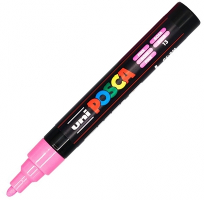 Marker cu vopsea PC-5M Posca 1.8 - 2.5 mm Uni-Ball