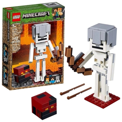 Schelet Minecraft BigFig cu cub de magma 21150 LEGO Minecraft