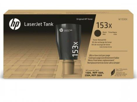 Cartus toner HP 153X Black LaserJet Tank Toner Original Reload Kit W1530X