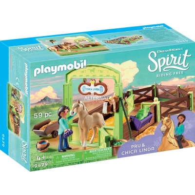 Spirit - Spatiu Ingrijire Cai - Pru & Chica Linda Playmobil