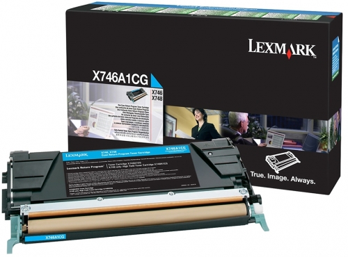 Cartus Toner Return Cyan X746A1Cg 7K Original Lexmark X746De