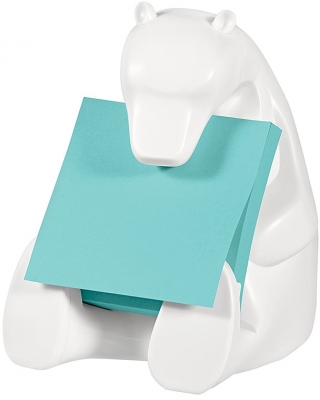 Organizator birou dispenser Z, 100 file Post-it®, forma urs, 3M