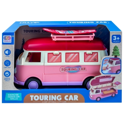 Autobuz de jucarie roz, Touring car