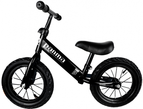 Bicicleta din metal, fara pedale, roti 12 inch cauciuc, diverse culori