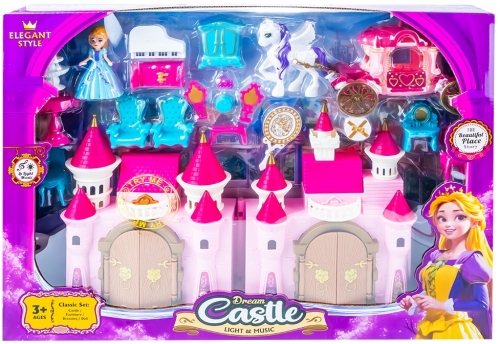 Castel muzical, cu figurina si accesorii, Dream Castle