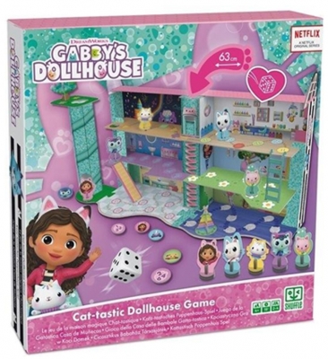 Joc de societate Gabbys Dollhouse, casa de papusi cu pisici, Cartamundi