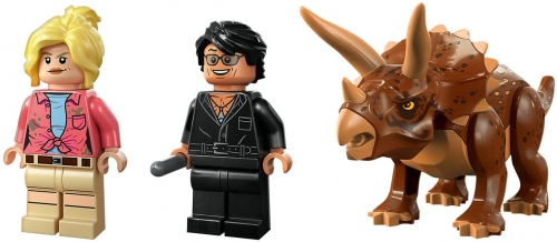 Cercetarea dinozaurului Triceratops 76959 LEGO Jurassic World