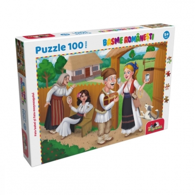 Puzzle, 100 piese, Fata babei fata mosneagului, Colectia Basme Romanesti, Noriel