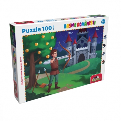 Puzzle, 100 piese, Praslea cel voinic, Colectia Basme Romanesti, Noriel 