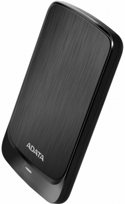 HDD extern ADATA, 2TB, HV320, 2.5, USB 3.1, Senzor protectie socuri, Criptare Date, Ultraslim, Negru