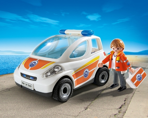 Vehiculul de urgenta a salvamarului Coast Guard Playmobil