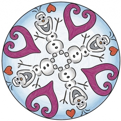 Set de creatie Mini Mandala Frozen Arts & Crafts Ravensburger 