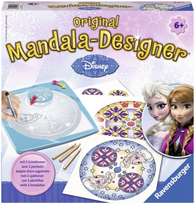 Set de creatie mandala 2 in 1 Frozen Arts & Crafts Ravensburger 