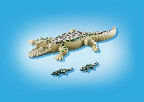 Aligator cu pui City Life Zoo Playmobil