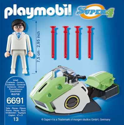 Super 4 - skyjet Playmobil