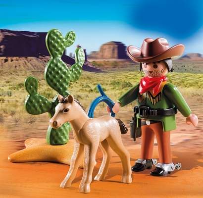 Cowboy cu manz Playmobil