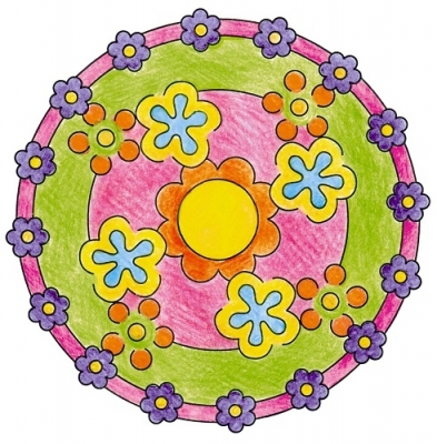 Set de creatie Mini Mandala flori Arts & Crafts Ravensburger 