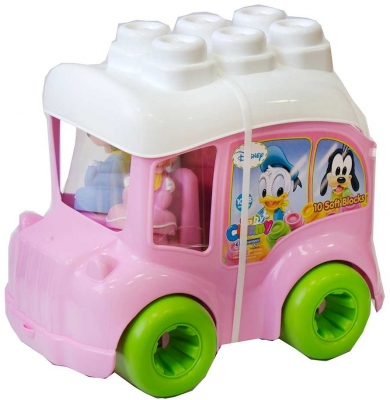 Clemmy - Autobuz Minnie Cu Cuburi Clementoni