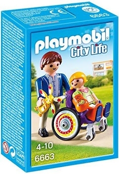 Copil In Carucior Cu Rotile Playmobil