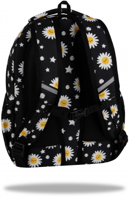 Rucsac CoolPack Pick, 2 compartimente, Daisy Black