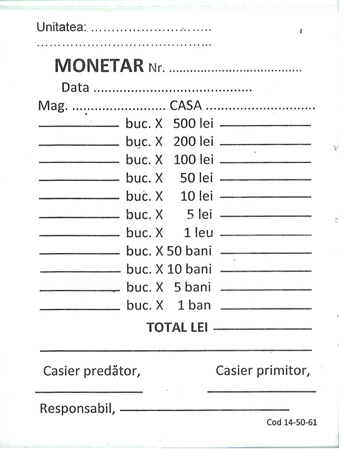 Monetar A6 2 exemplare 100 file - BNB