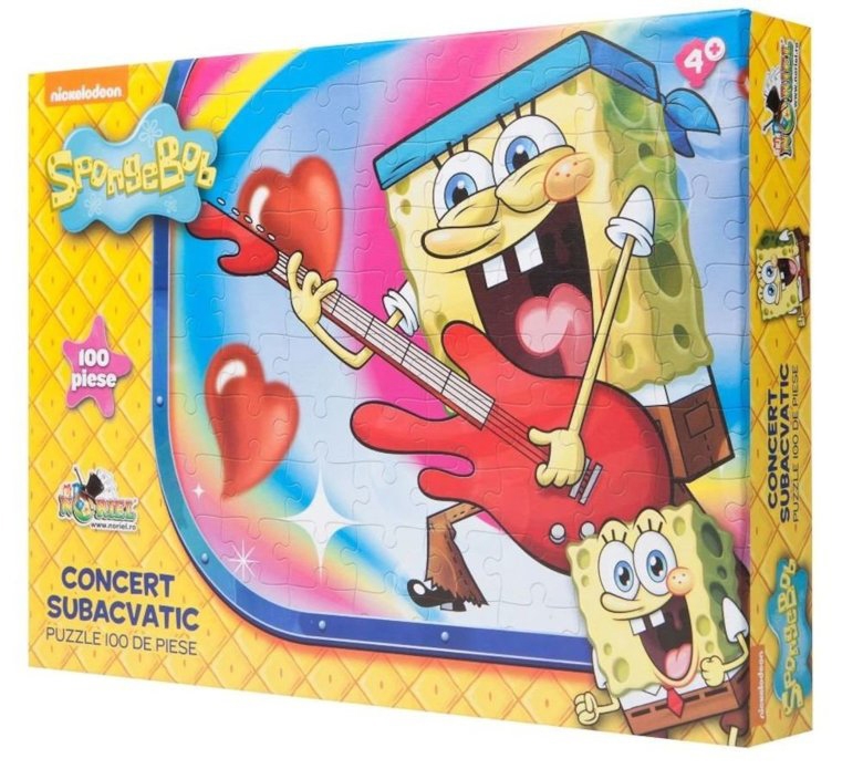 Puzzle Spongebob Concert Subacvatic 100 Piese Noriel Bnb