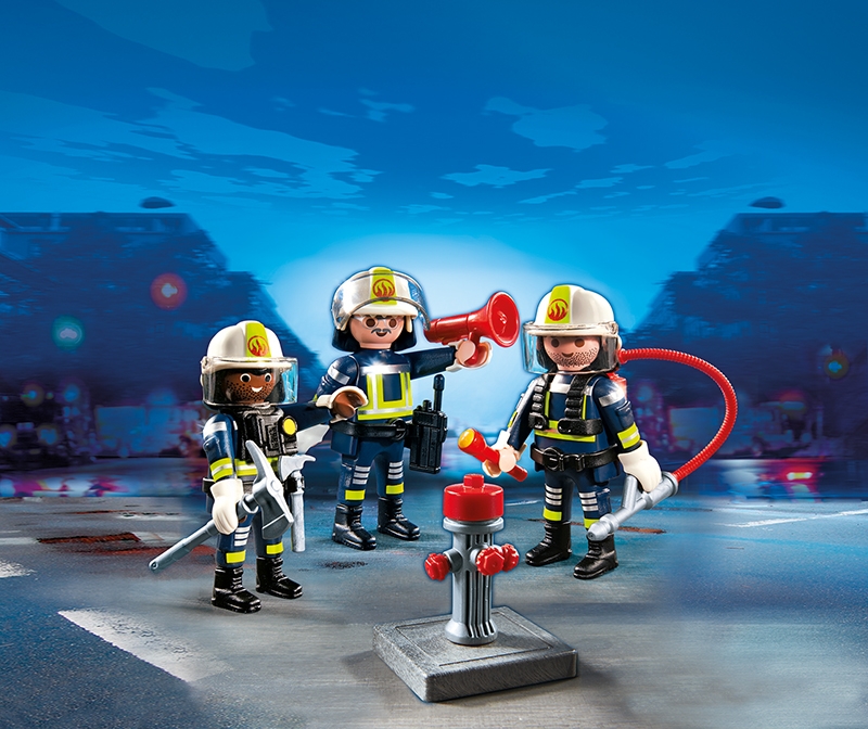 Echipa De Pompieri Fire Brigade Playmobil - BNB