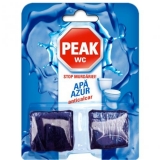 Odorizant wc apa Azur Mega Pack 4 x 50 gr Peak