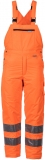 Pantaloni de iarna si de ploaie cu pieptar, portocaliu, Rock Safety 