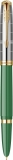 Stilou 51 Royal premium 18k, forest green GT, Parker