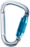 Carabiniera aliminiu twist lock, argintiu, Portwest