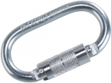 Carabiniera twist lock, argintiu, Portwest