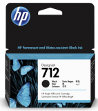 Cartus cerneala HP 712 38-ml Black DesignJet Original 3ED70A