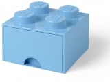 Cutie depozitare 40051736 LEGO 2x2 cu sertar, albastru deschis