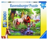 Puzzle Familie De Cai La Rau, 300 Piese Ravensburger