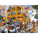 Puzzle Autobuzul Scolar Al Animalelor, 150 Piese Ravensburger