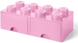 Cutie depozitare 40061738 LEGO 2x4 cu sertare, roz