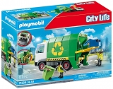 Playmobil - Camion De Reciclare Cu Accesorii