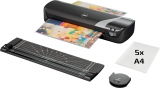 Set laminator craft GBC Inspire + A4 cu trimmer si rotunjitor colturi, negru