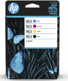 Set cartuse cerneala HP Original 963 CMYK 4-Pack 6ZC70AE