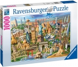 Puzzle Obiective Turistice, 1000 piese, Ravensburger 