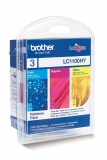 Multipack Cmy Lc1100Hyrbwbp Original Brother Mfc-6490Cw